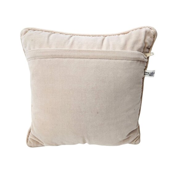 Vintage 90s Loie 13"x13" 100% Wool Needlepoint Pillow Garden Flower Birds - Picture 10 of 12